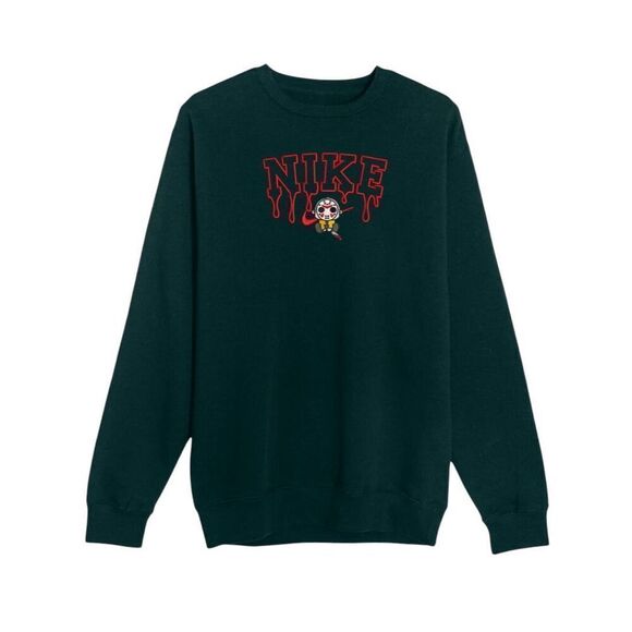 Sweetwear Studios Men’s 2XL Sweater Green Jason Graphic Crewneck NEW - Picture 1 of 5